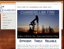 Tablet Screenshot of chambers-law-firm.com